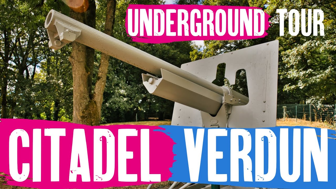 Battle of Verdun Citadel Visit | 4K Underground Tour Bastion World War 1