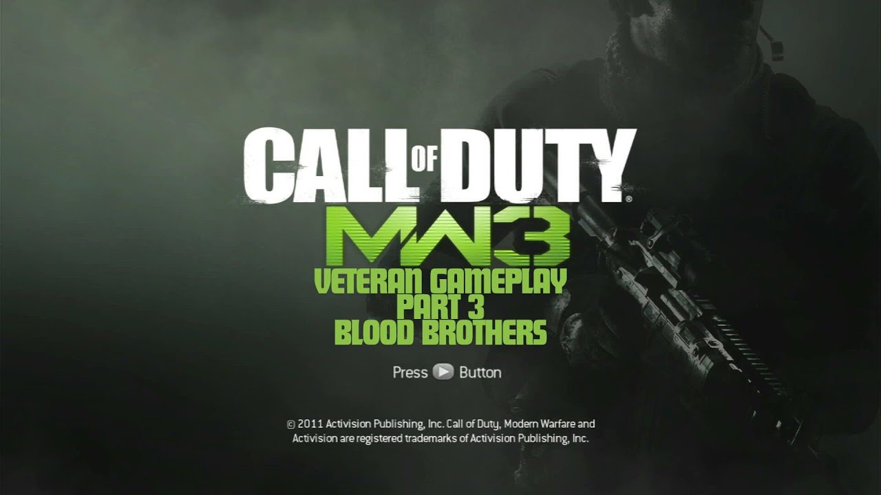 Call of Duty Modern Warfare 3 Campaign on VETERAN DIFFICULTY | Part 3 