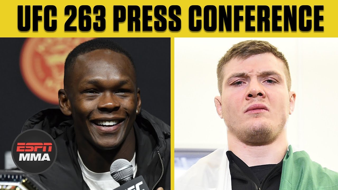 UFC 263 Press Conference | ESPN MMA