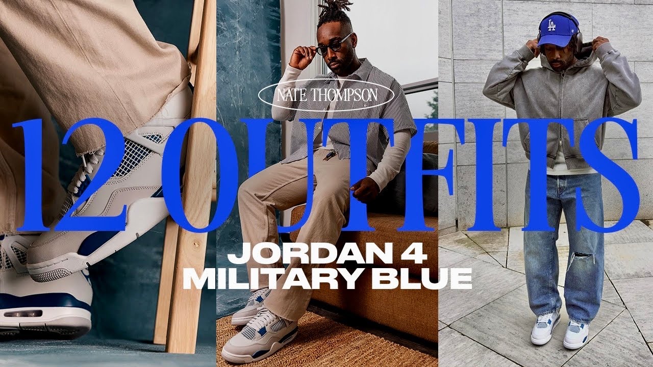 HOW TO STYLE: Jordan 4 Military Blue | 12 Simple Outfits