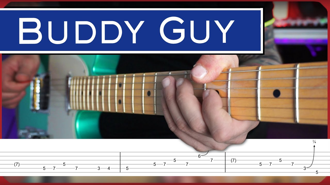 The Rhythm Pattern for DAMN RIGHT, I'VE GOT THE BLUES by Buddy Guy / with TABS