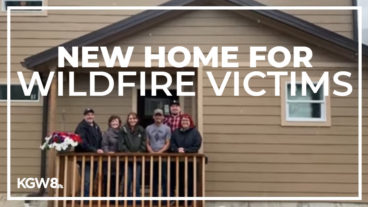 Wildfire victims get help rebuilding home after 2020 Beachie Creek Family