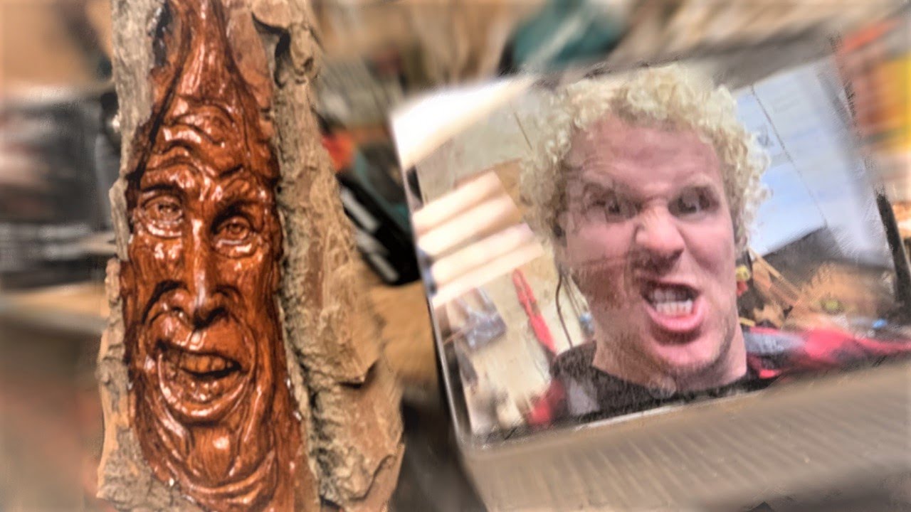 WOOD Carving For Beginners -  Make YOU'RE Next one VERY Expressive! - Dremel only