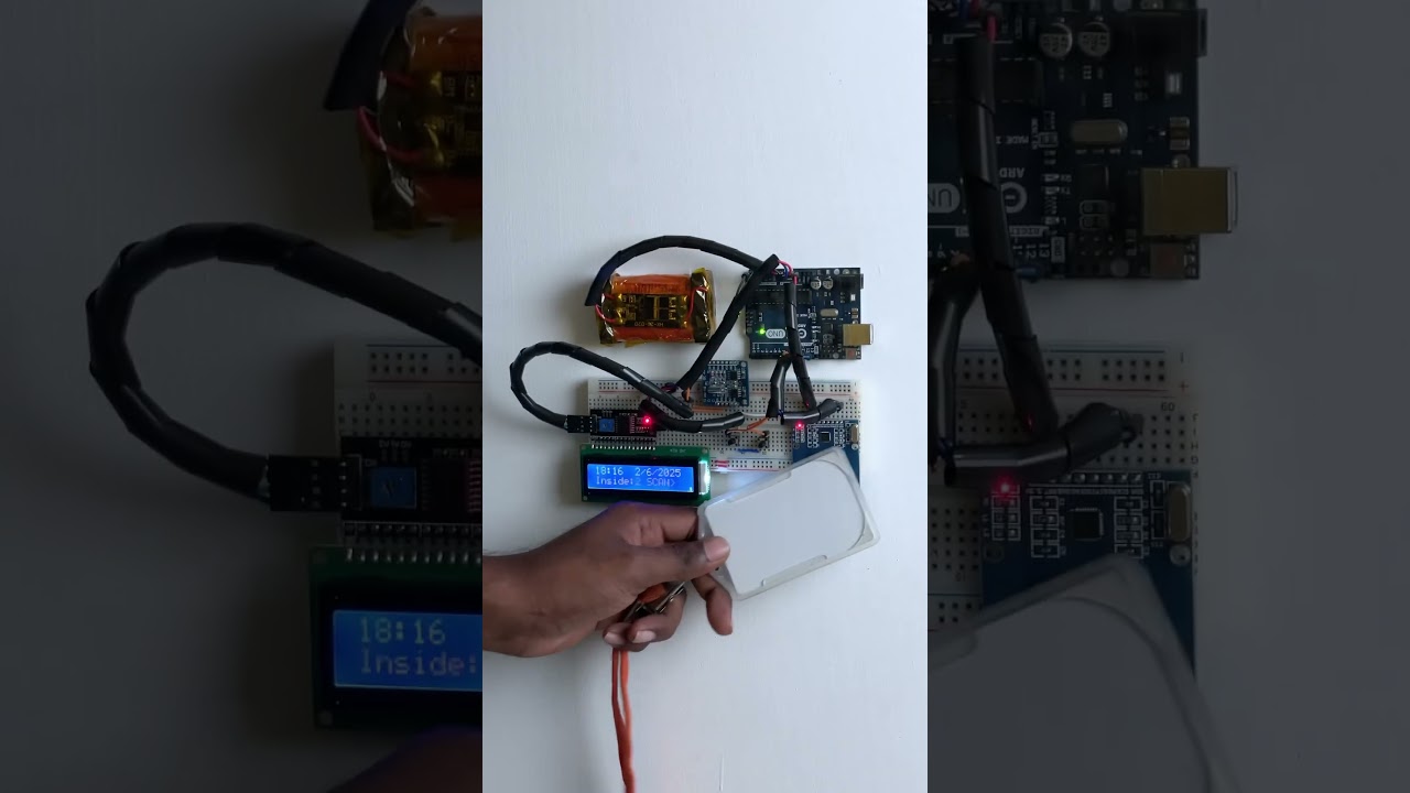 Track attendance with just a tap! 🚪📲 RFID + Arduino = Smart Attendance System! #arduino  #rfid