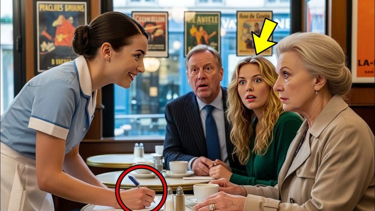 Waitress Impresses Customer with French — Billionaire Rewards Her with a Note and Jet Ticket