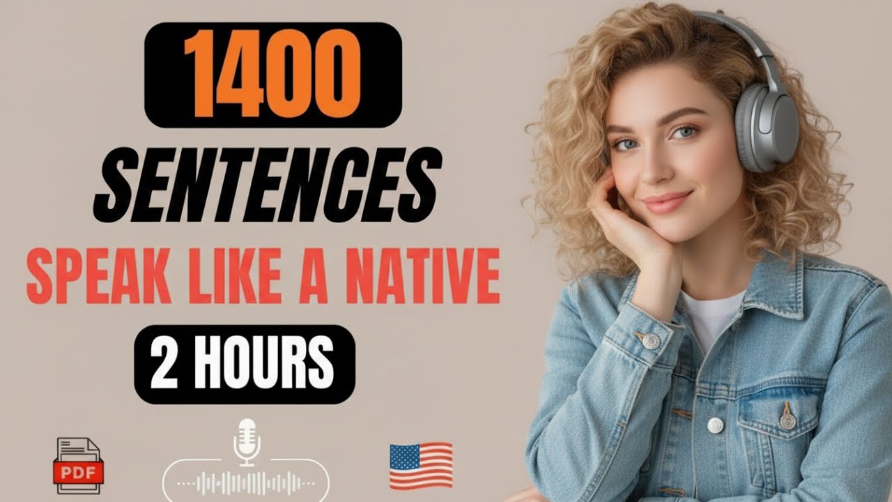 2 Hours of 1,400 Daily English Sentences to Speak Naturally & Confidently in Real Life 001