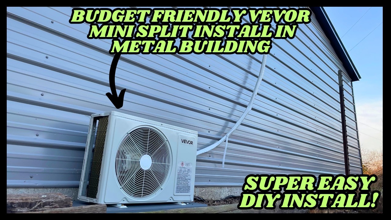 Budget Friendly Vevor Mini Split Install (Easy Diy Kit)