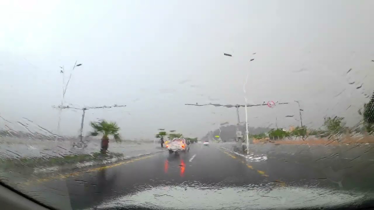 امطار  سوق الخميس ٣ أكتوبر ٢٠٢٥ المعقص ⛈️⛈️⛈️
