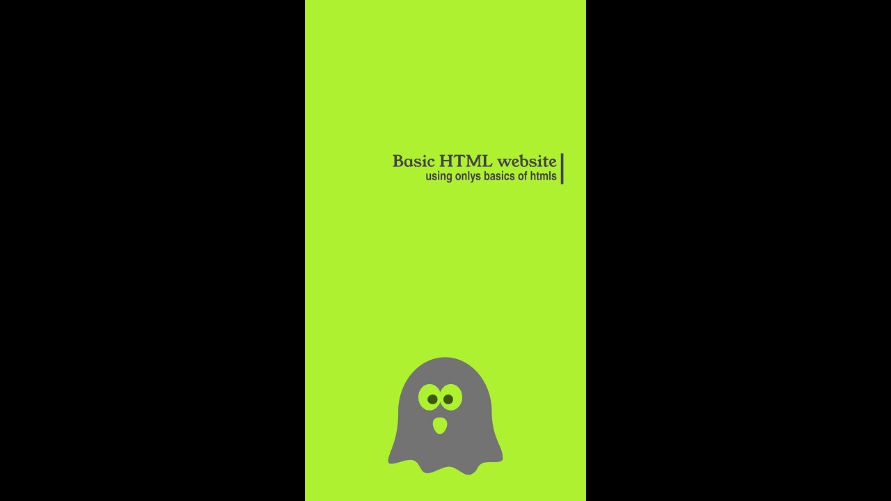 Basic HTML Project || Web Dev || Programming Shorts || 404 Error Studio || Shorts