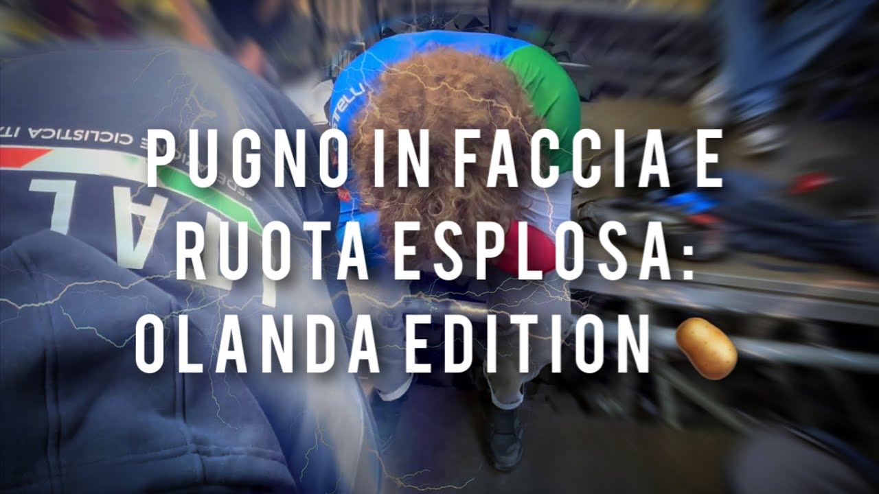 PUGNO IN FACCIA E RUOTA BUCATA AL CAMPIONATO EUROPEO 2025