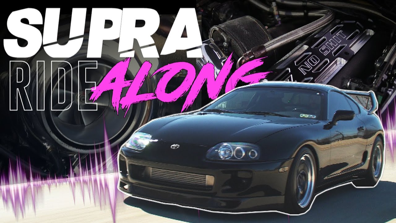 Single Turbo MKIV SUPRA Ride Along - 2JZ Sounds