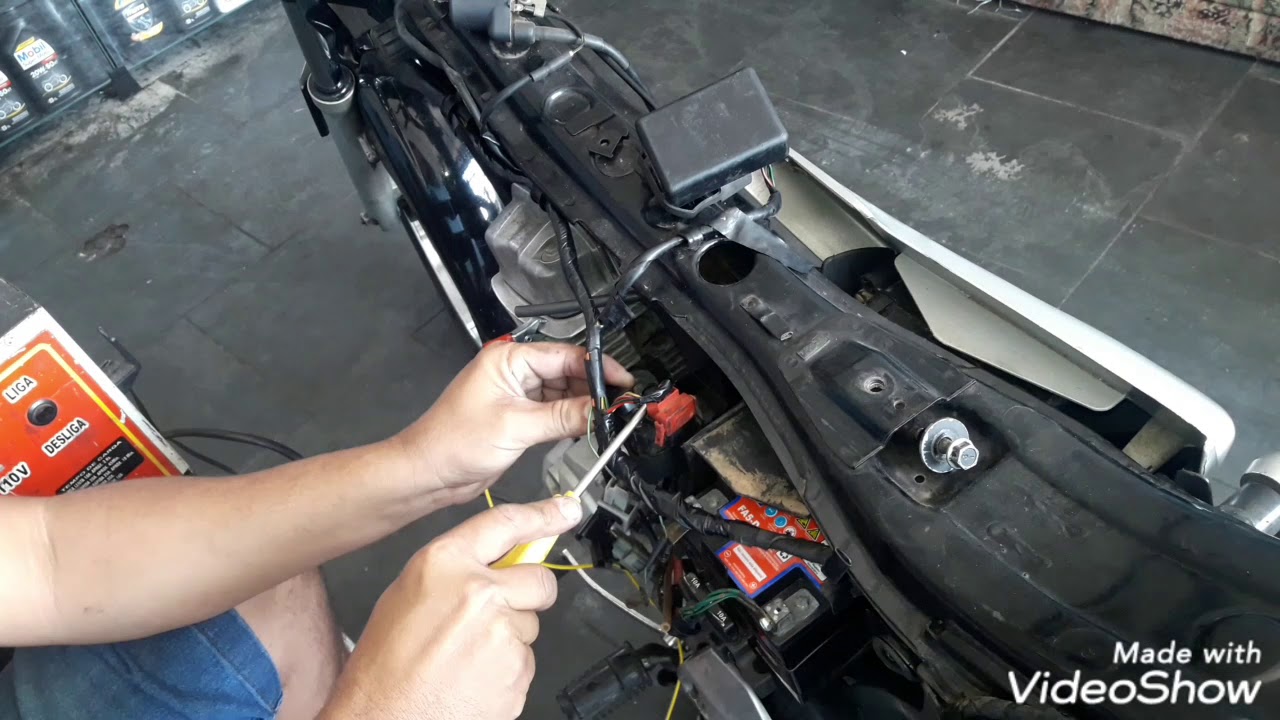 moto 150 sem quere pegar na partida o que pode ser