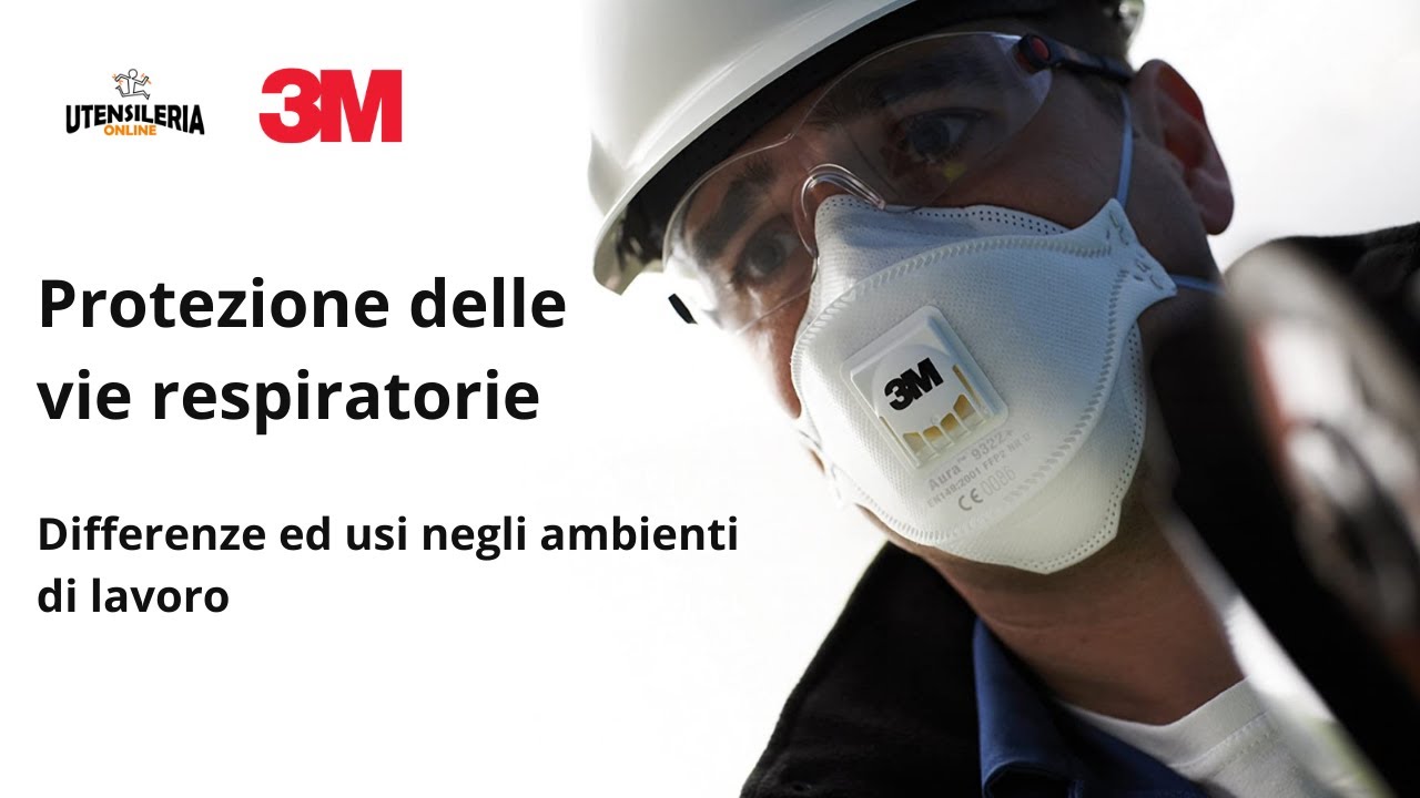Mascherine, filtri e sistemi elettroventilati 3M. Differenze e consigli d'utilizzo