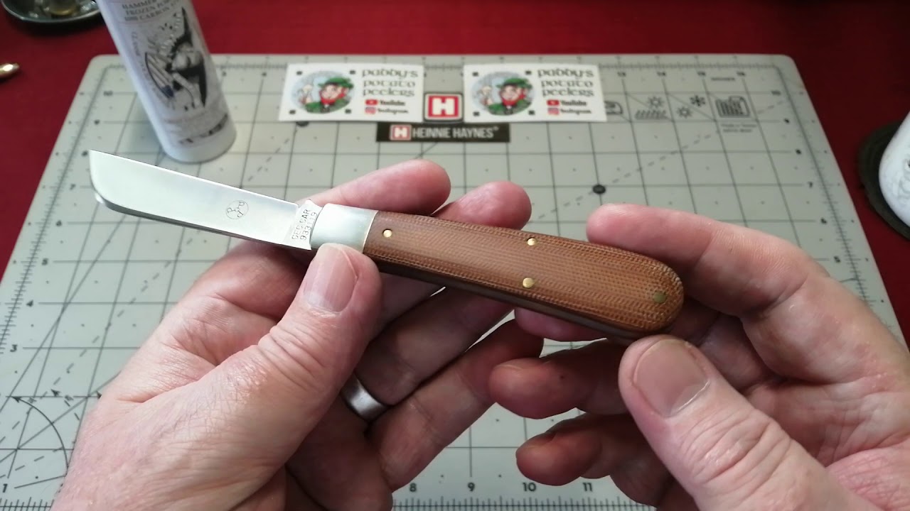 G.E.C #93 Ramsfoot in natural micarta and some other micarta modern/traditional knives.