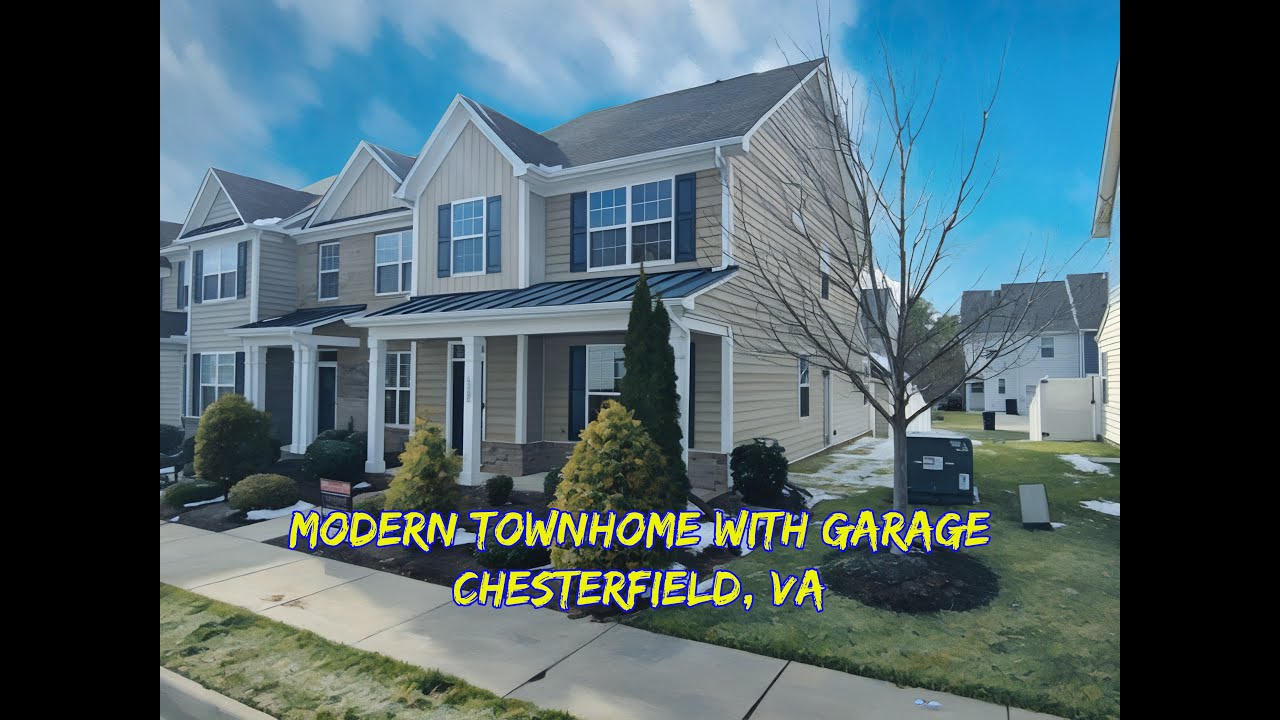 Beautiful  3 BDRM Townhome 1st Fl Primary Suite ! N. Chesterfield, VA +$369,950+