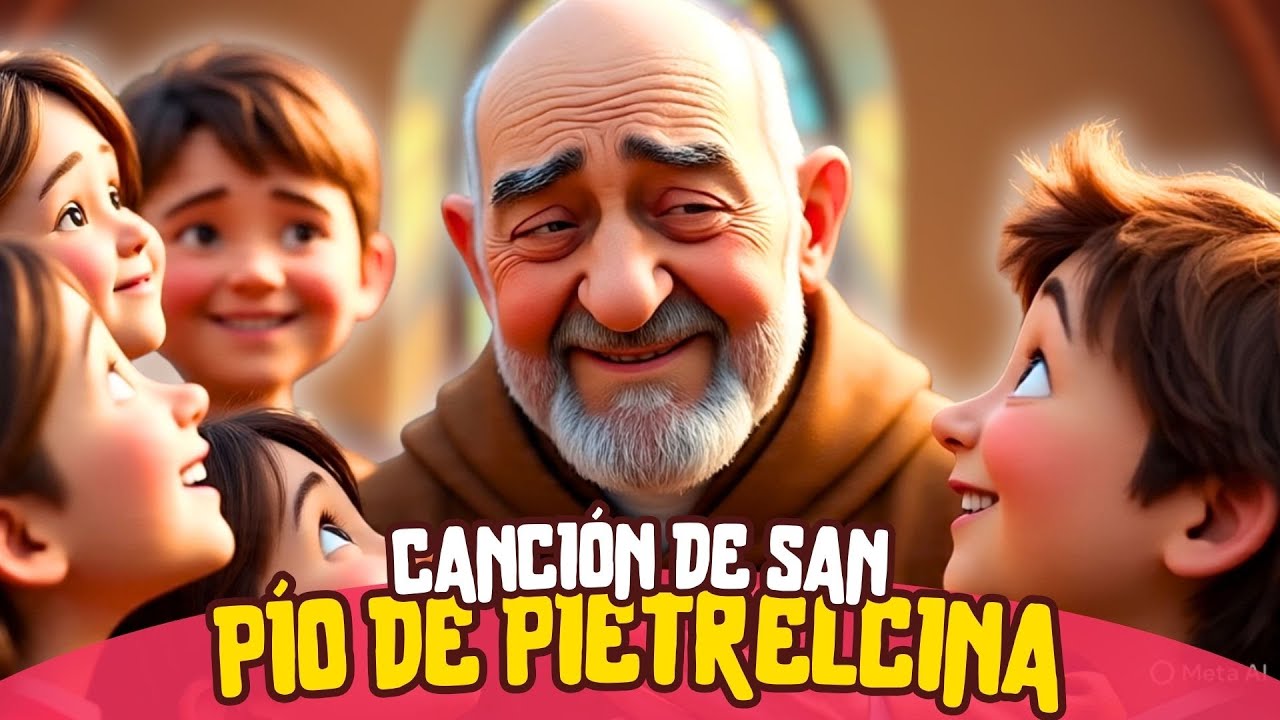 PADRE PÍO, MI AMIGO 🎵💙 ¡Una CANCIÓN de SAN PÍO de PIETRELCINA! | PequeFe