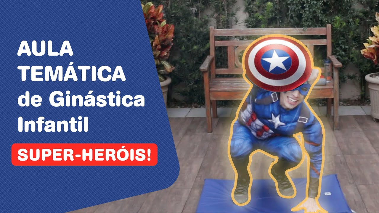 5 atividades lúdicas para crianças (SUPER-HERÓIS)! 18 minutos de atividade física para crianças |#24
