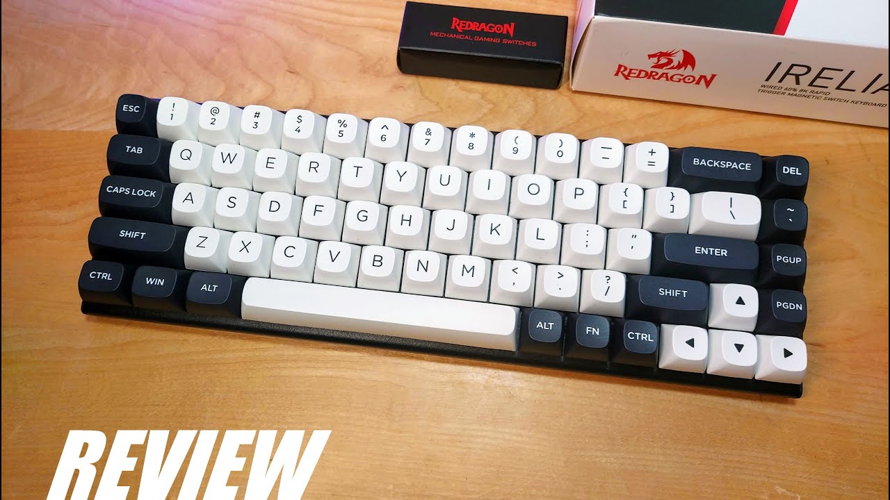 REVIEW: Redragon IRELIA K701 60% Mechanical Keyboard - Magnetic Switch Adjustable Actuation?