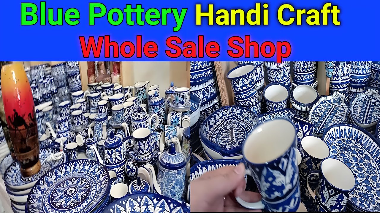 Blue Pottery Cheapest Shop in Multan | Blue Pottery Dinner Set