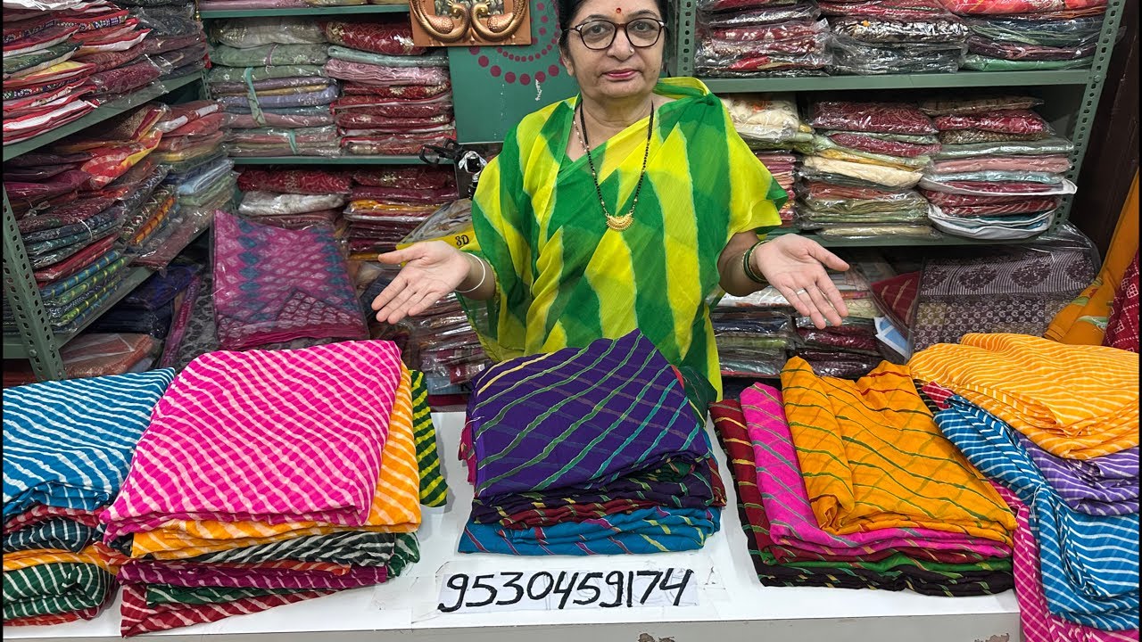 Rajasthani Leheriya saree | chiffon leheriya | ₹299 only | leheriya saree collection #bandhini