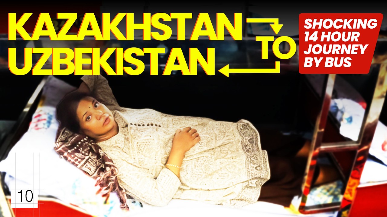 Kazakhstan Tourist Places | Kazakhstan Tour | Kazakhstan To Uzbekistan Bus Journey #kazakhstan