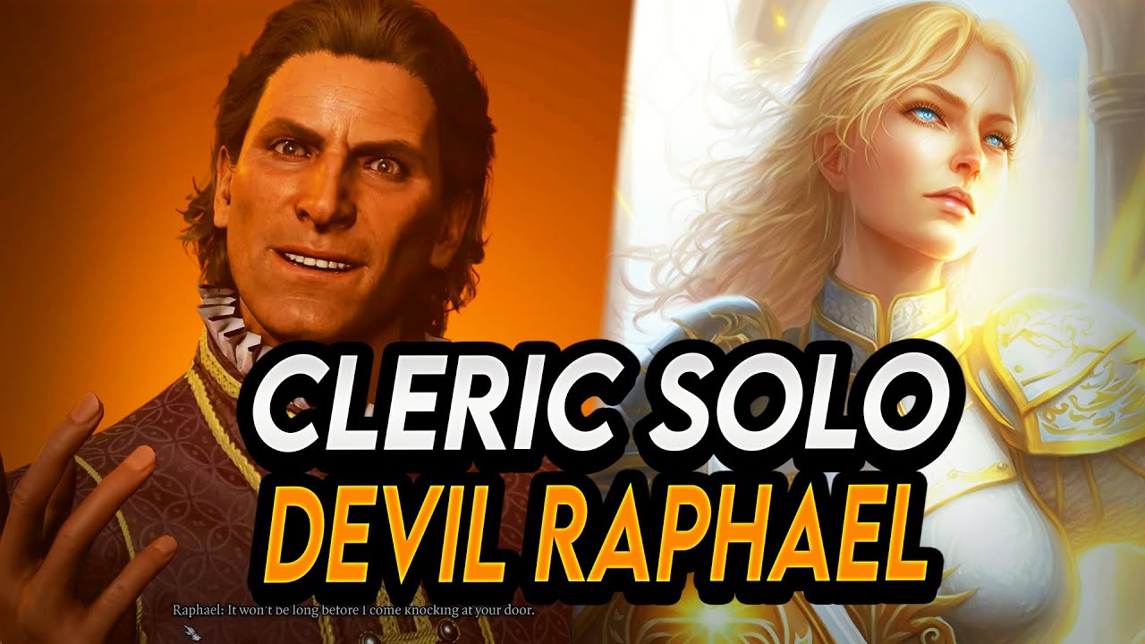 Baldur's Gate 3: Light Cleric solo Raphael | Tactician Mode