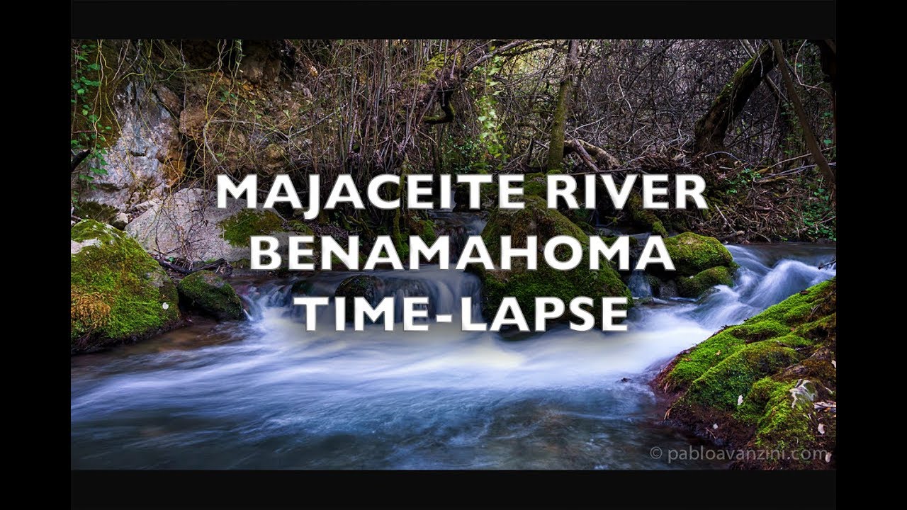 Majaceite River Benamahoma Time-Lapse 4K Royalty Free Footage