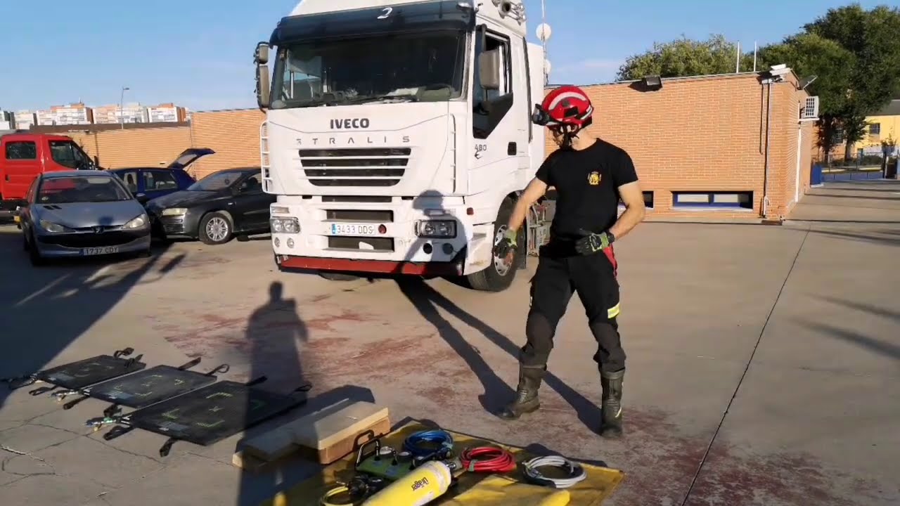 Bomberos: cojines neumáticos, parte 1