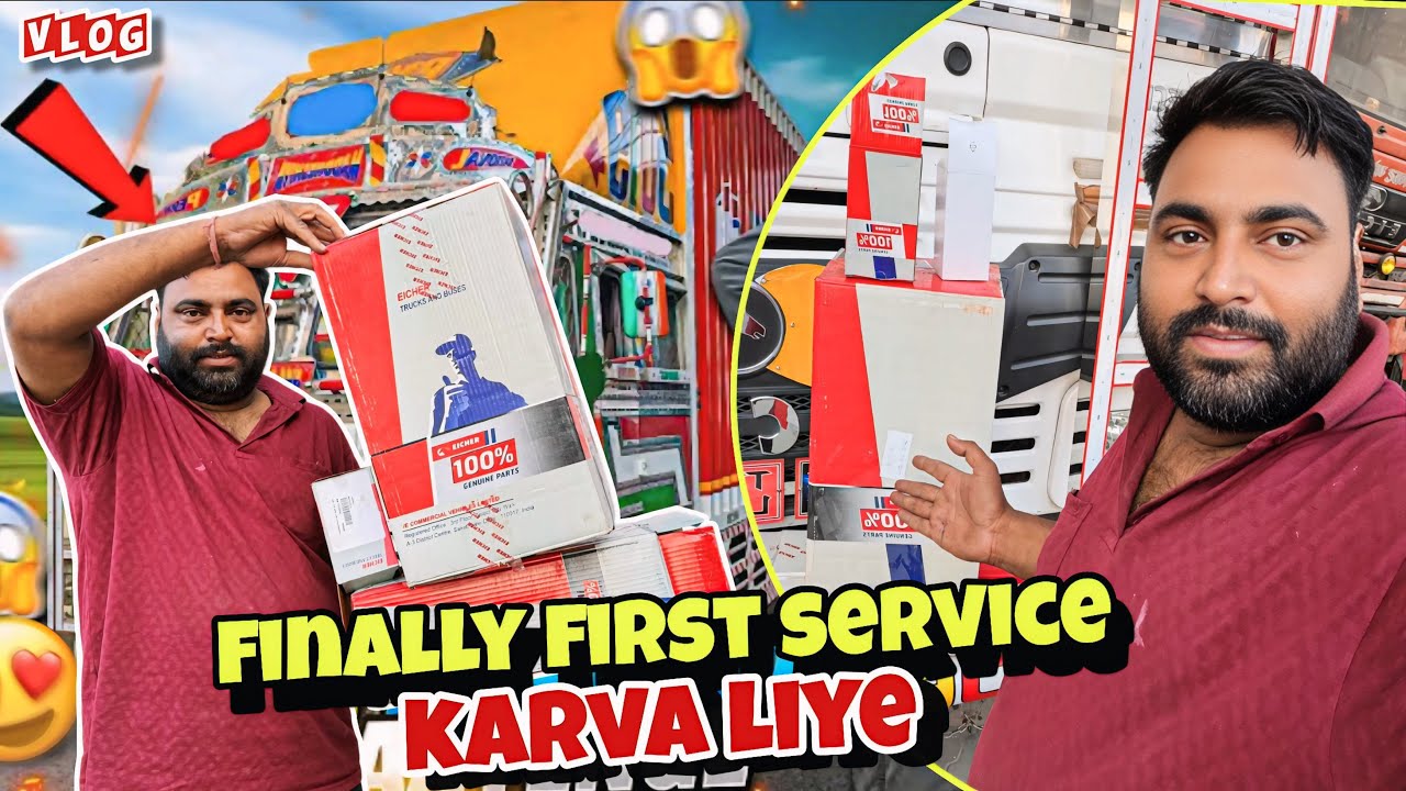 Finally New Truck Ka First Service Karva Liye Kitna Paisa Lag Gaya | Truck Ko Chikna Bana Diye #Vlog