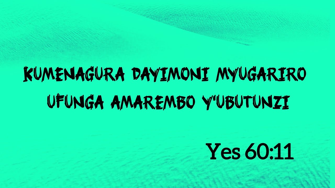 Kumenagura Dayimoni MYUGARIRO ufunga amarembo anyuramo ubutunzi| Rukundo Jean Paul