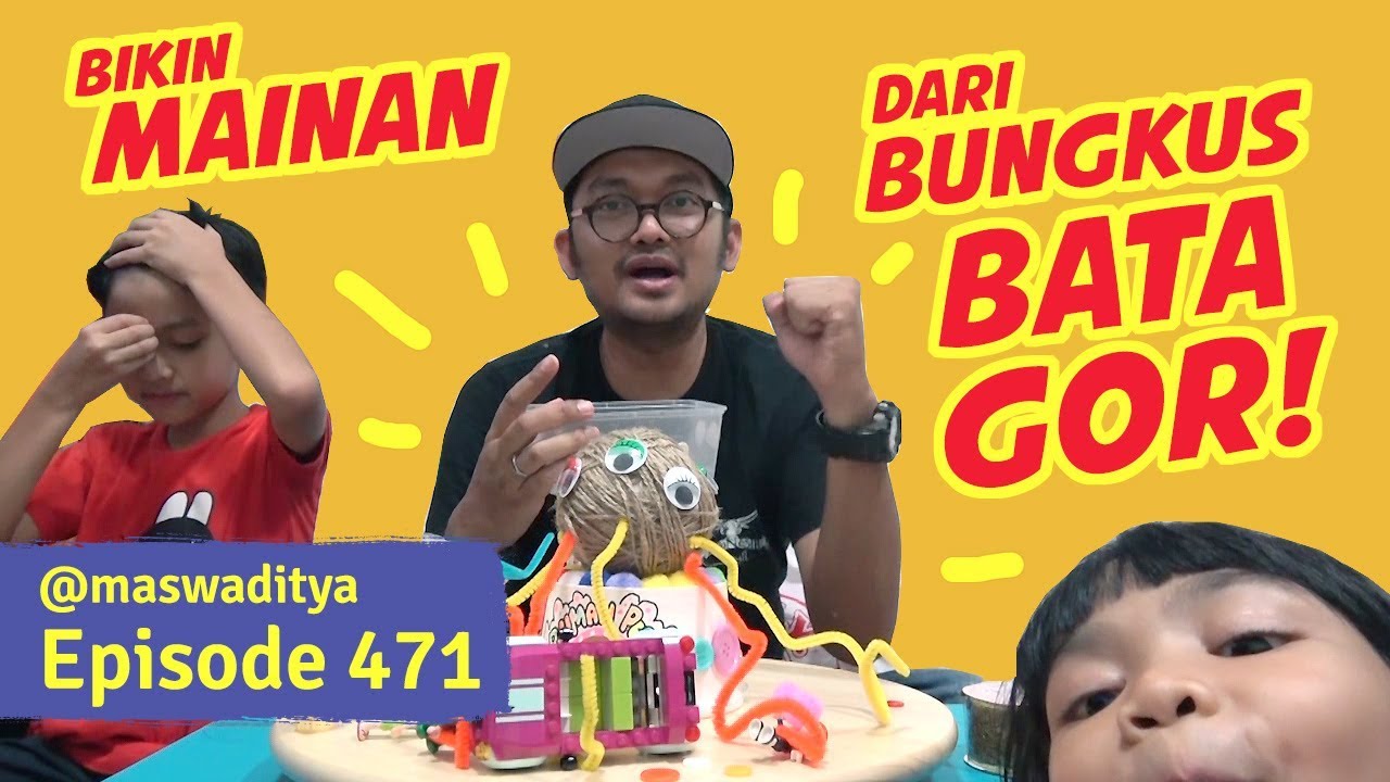 Bikin Mainan dari Bungkus Batagor! Ada Aja Idenya!