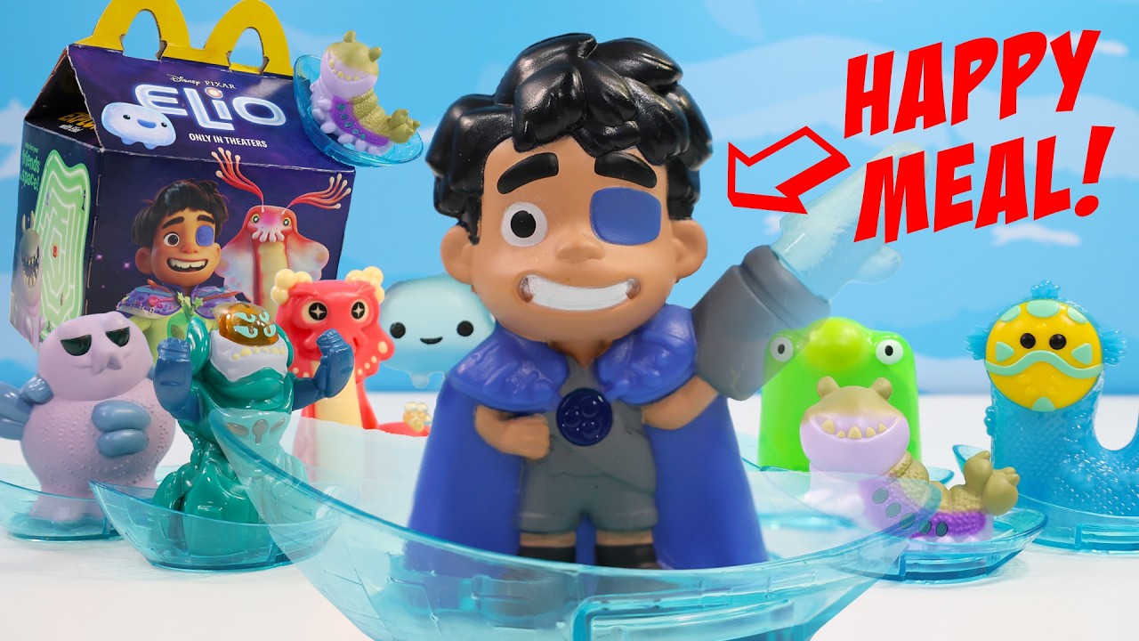 Disney Pixar Elio Happy Meal Toys Full Set Collection Review
