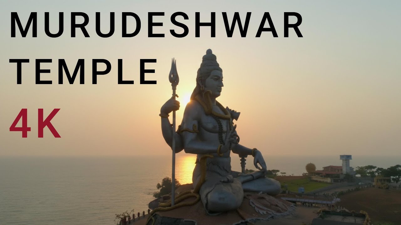 MURUDESHWAR TEMPLE 4K 360 DRONE VIIEW