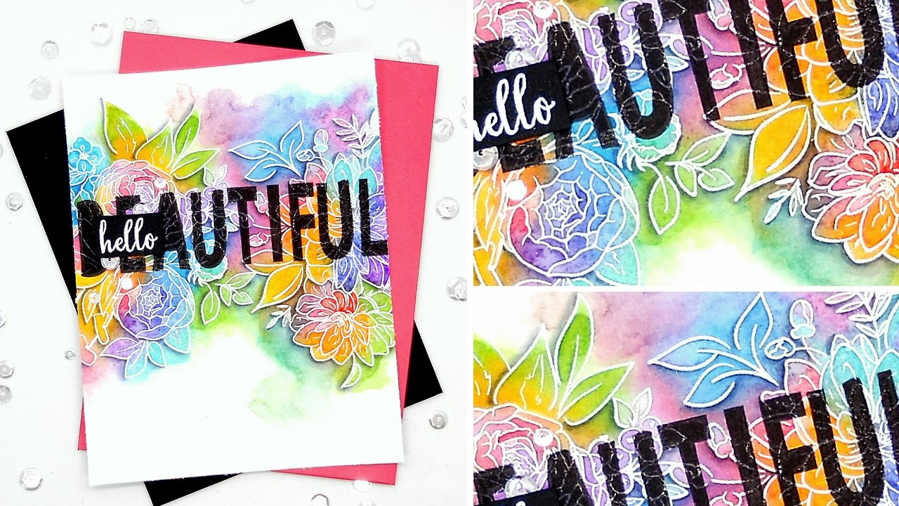 Hello Beautiful Rainbow Florals with Kelly