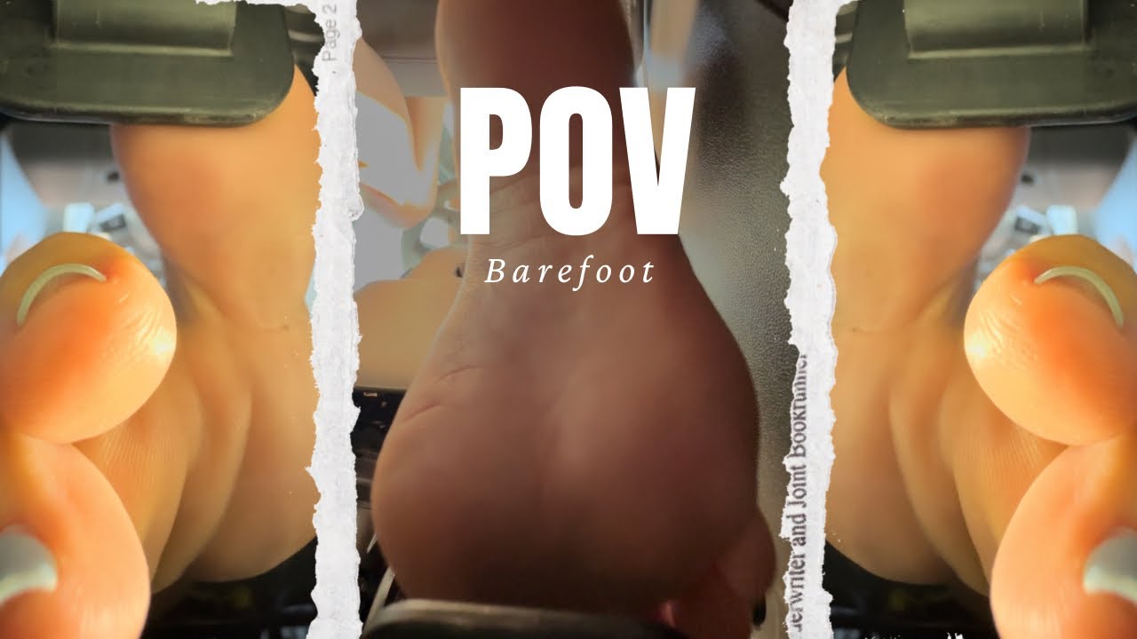 POV Barefoot Gas Pedal 👣 | Under-Pedal Close-Up