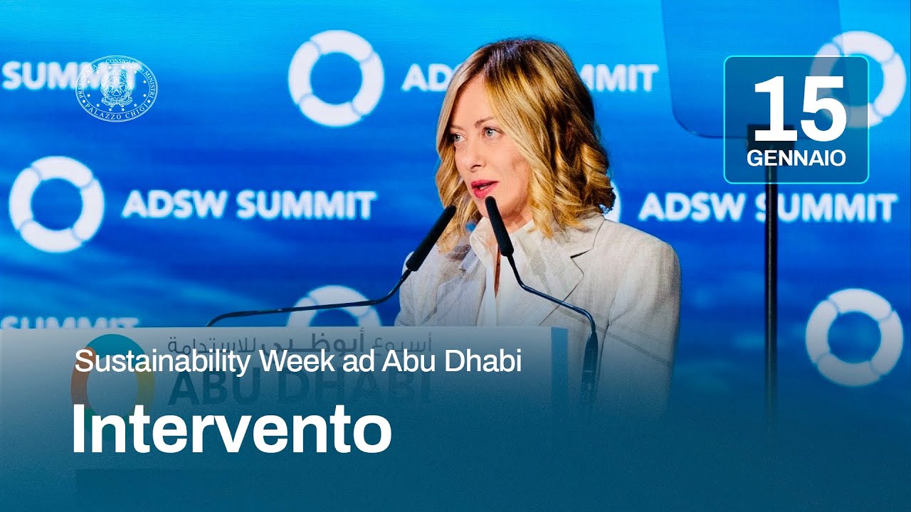 ADSW Summit, l'Intervento del Presidente Meloni