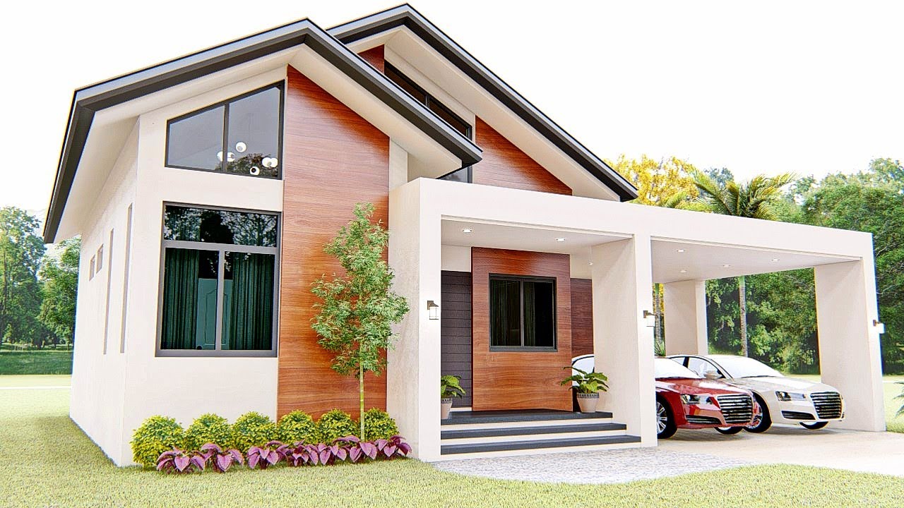 SMALL HOUSE DESIGN | 10 X 9.5 Meters | 3 bedroom