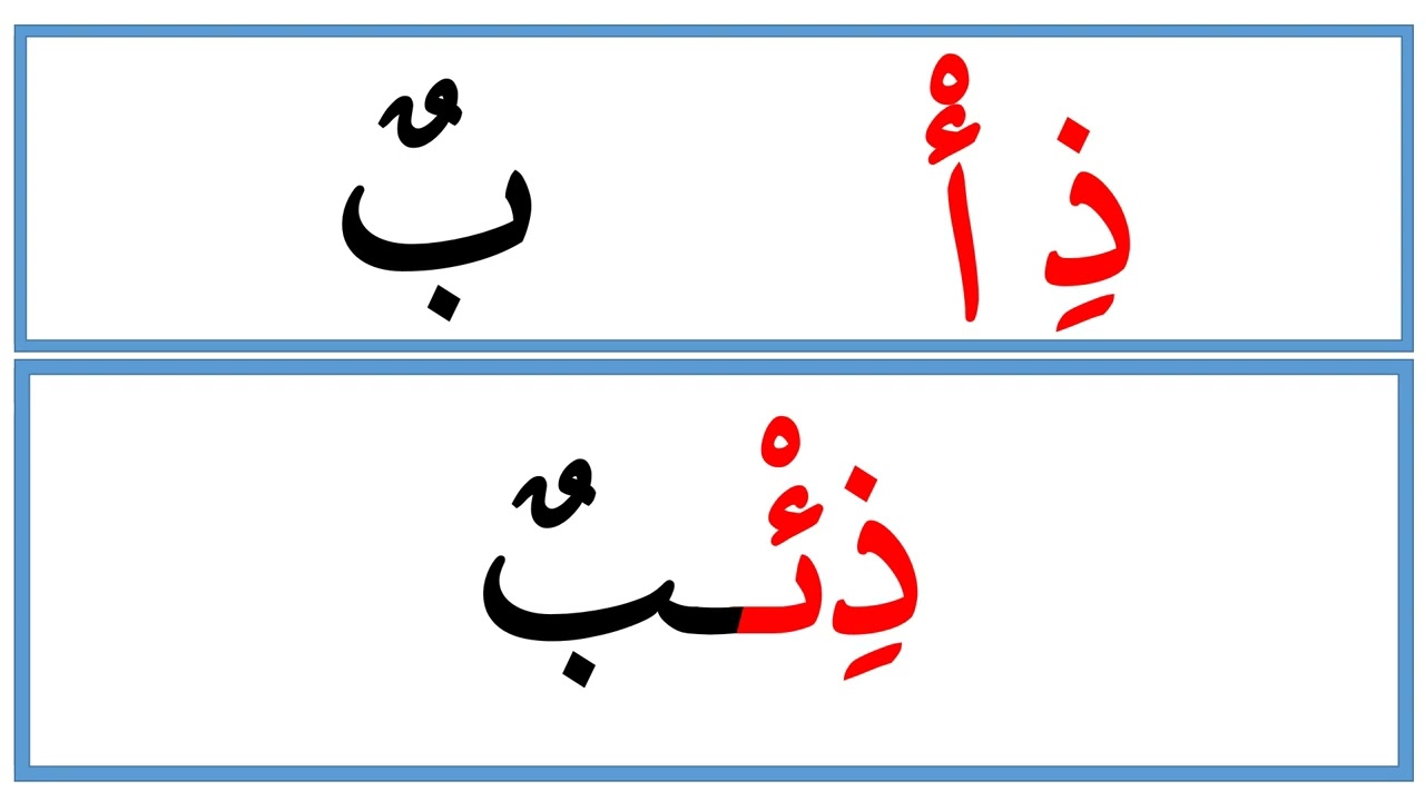 القراءة والإملاء كلمات يتوسطها حرف الألف