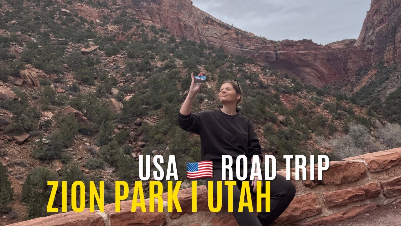 Zion park i piękna trasa w stanie Utah 🏜️ #8
