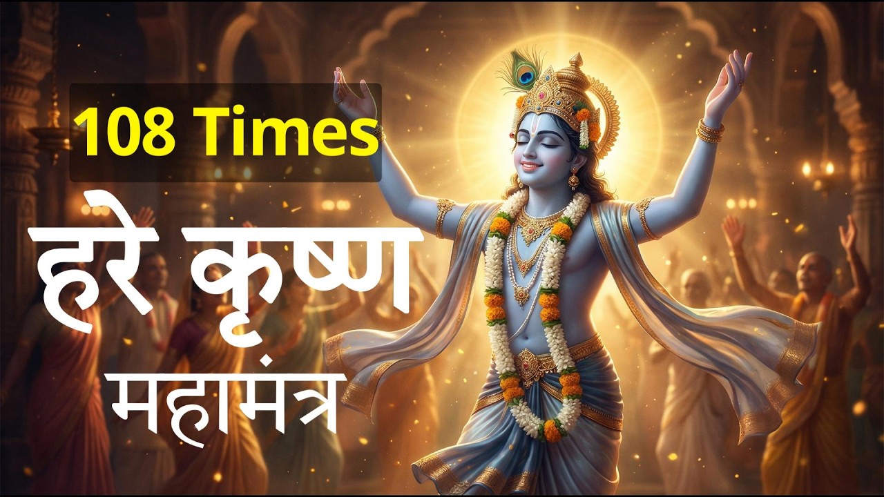 Hare Krishna Hare Rama Mahamantra Live Chanting | Morning Meditation