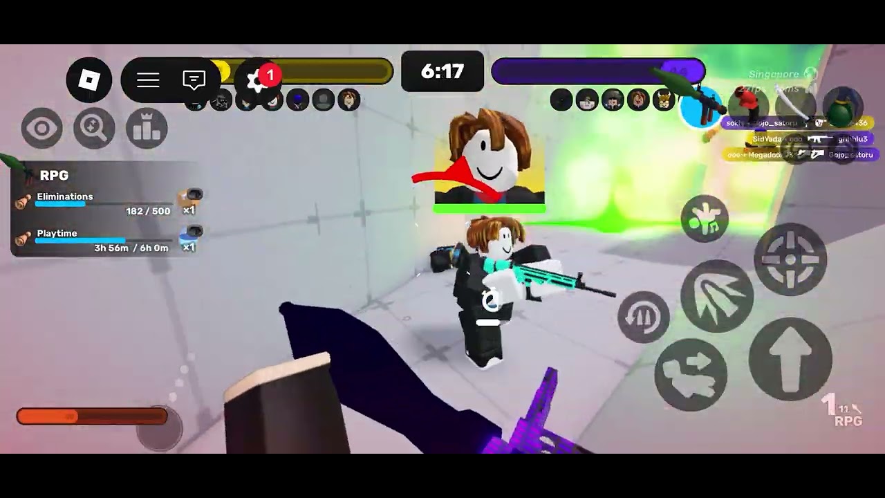 I pretended the enemies to be a ant so i kill the ants 😂(RIVALS)