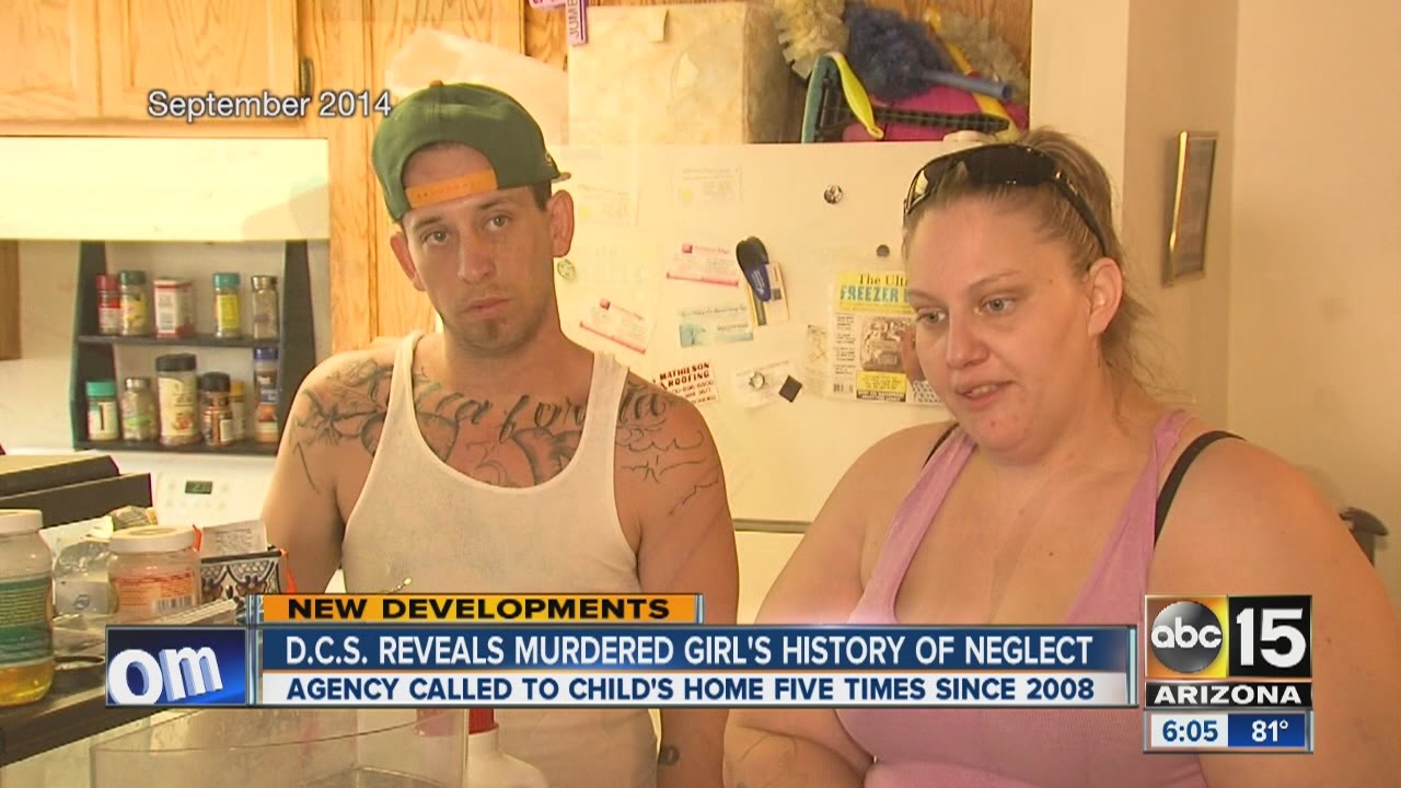 DCS reveals murdered girl's history of neglect