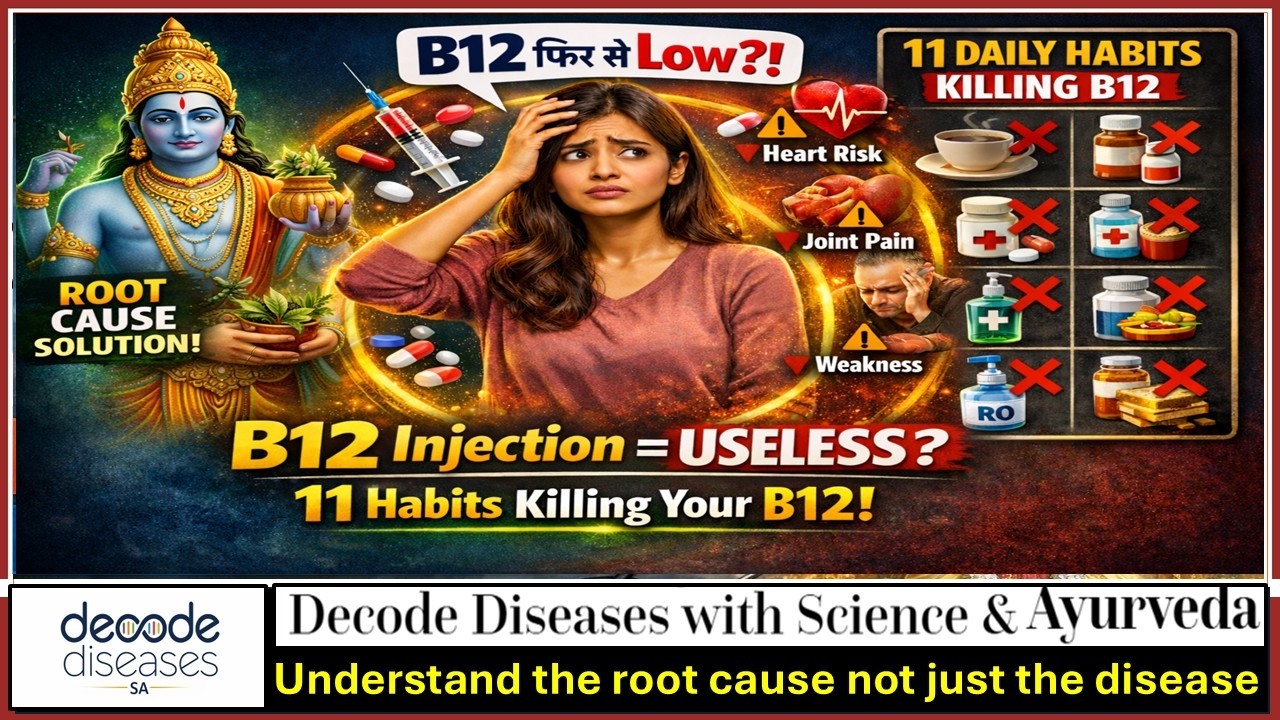 Vitamin B12 Deficiency Symptoms, Causes and How to Increase B12 Naturally | Science + Ayurveda