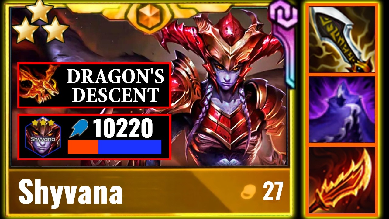 The Ultimate Dragonsoul Dream! 3⭐ Shyvana, Swain & Aurelion Sol Carry | TFT Festival of Beasts