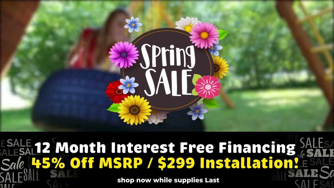 Rainbow Play System Swing Into Spring Sale!