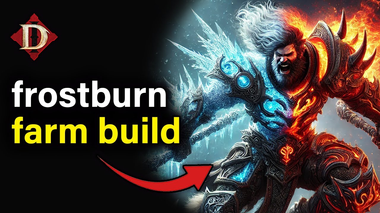 FROSTBURN BARB - It's INSANE! Diablo Immortal Barbarian PvE Open World Farming Build In-Depth Guide