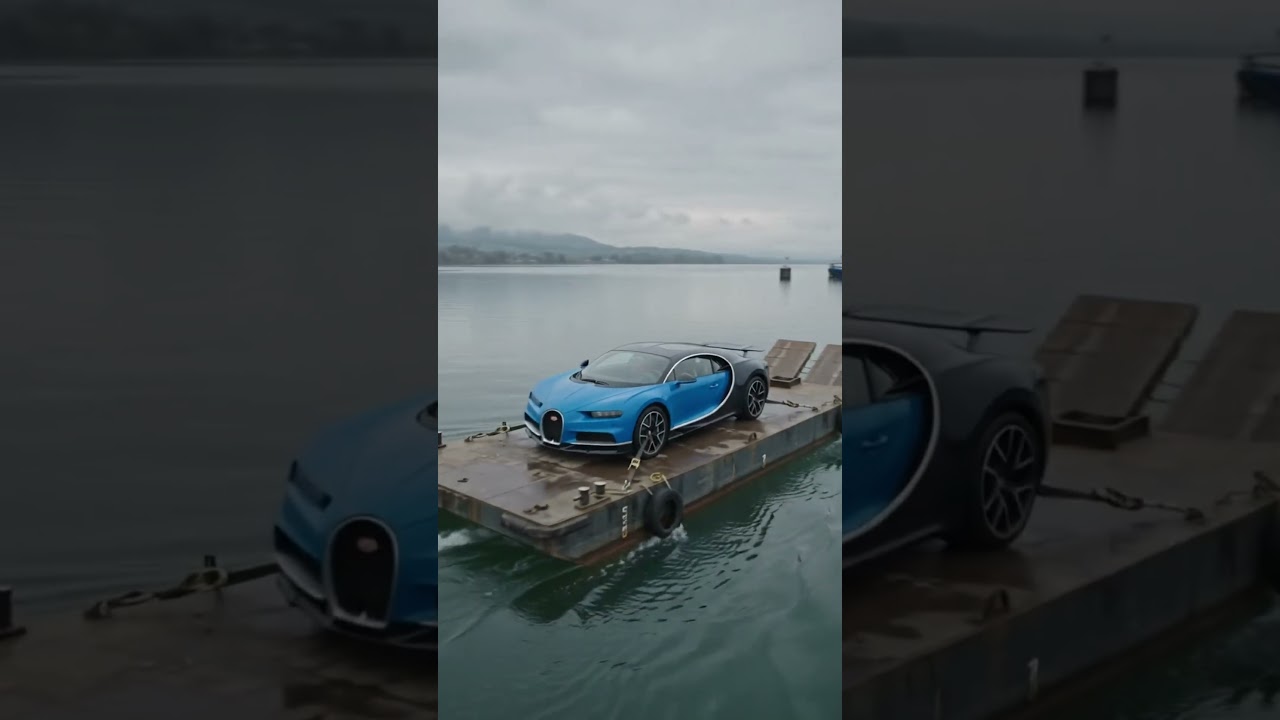 Can This Sunken Bugatti Chiron Be Saved? #shorts