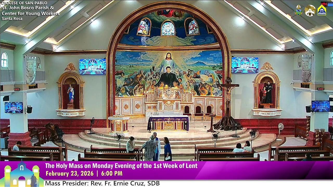 February 23 2026 7:15AM Rosary and Holy Mass on the Monday in the 1st Week of Lent