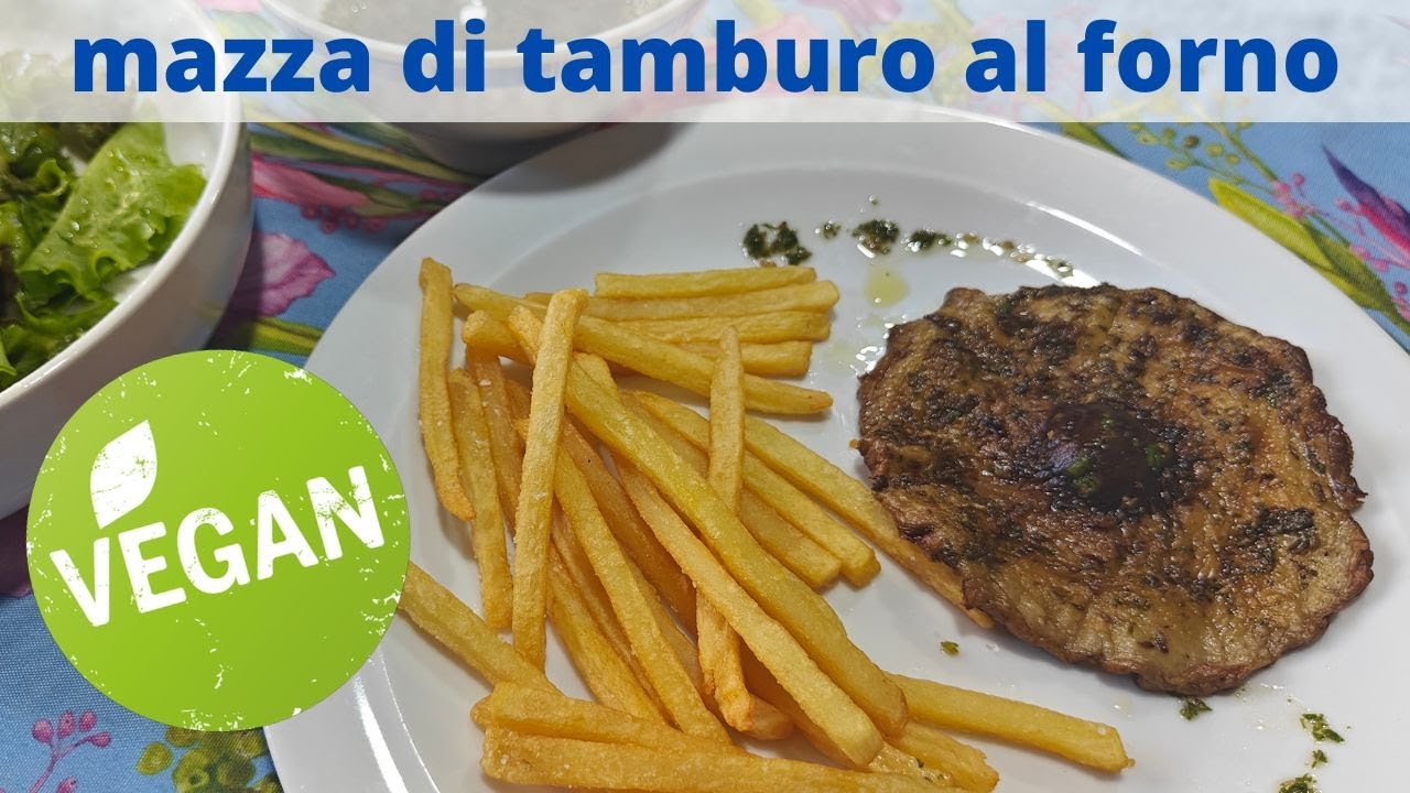 mazza di tamburo  al forno...la bistecca del bosco...