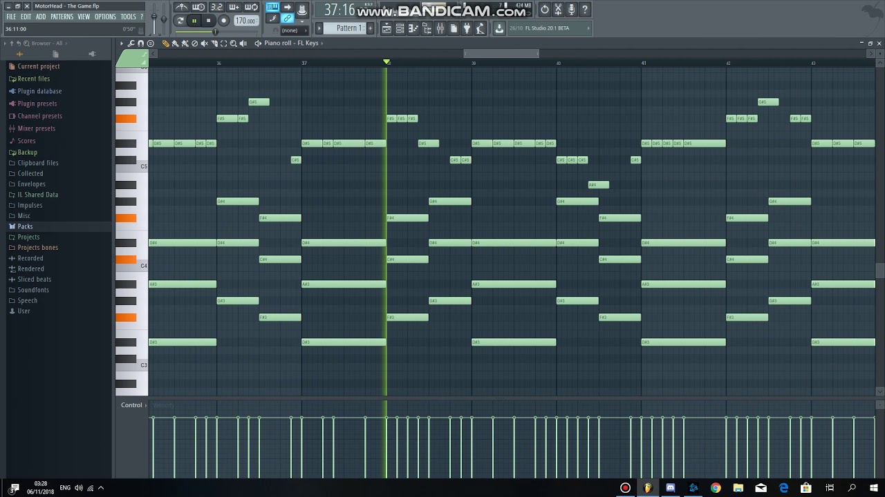 MotorHead - The Game (Triple H Theme Song) FL Studio 12 (Piano Cover)